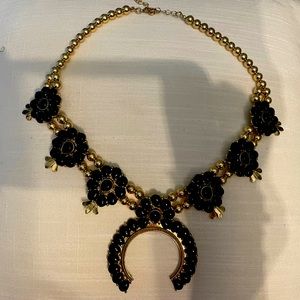 Custom jewelry beautiful black and gold necklace